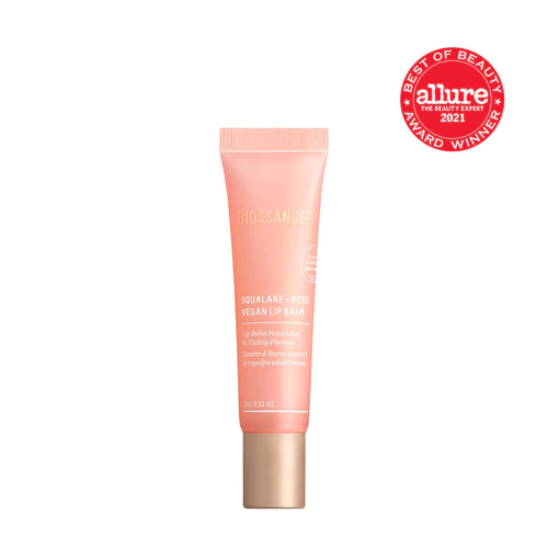 Biossance Squalane + Rose Vegan Lip Balm