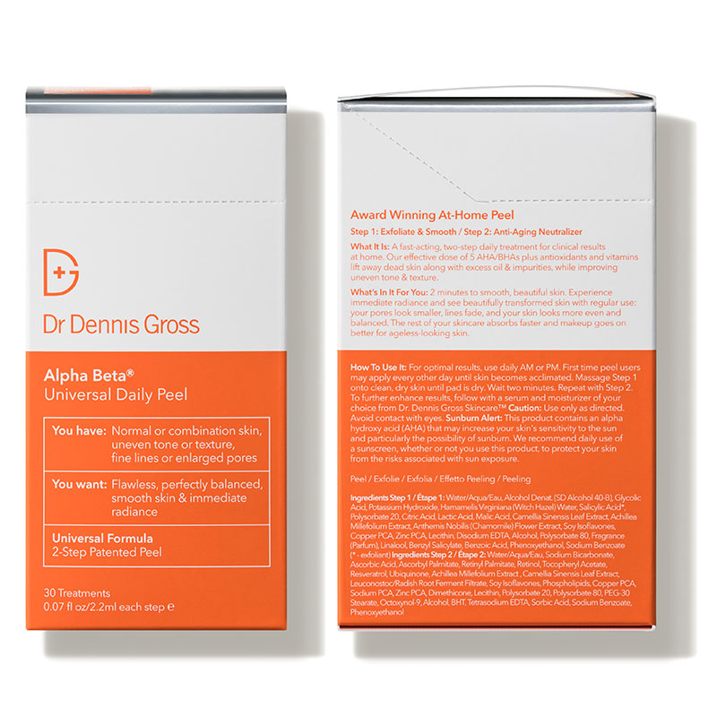 Dr. Dennis Gross Skincare Alpha Beta Universal Daily Peel - Packettes (30 count)
