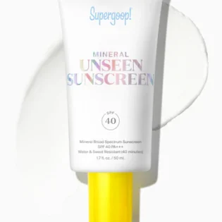 SUPERGOOP MINERAL UNSEEN SUNSCREEN SPF 40
