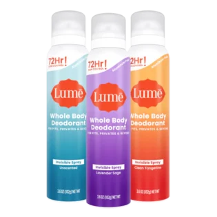 Lume Whole Body Deodorant Invisible Spray