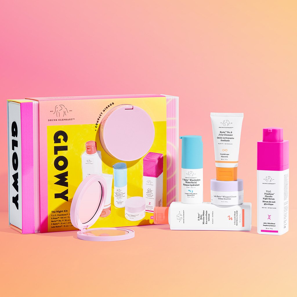 Drunk Elephant Glowy - The Night Kit