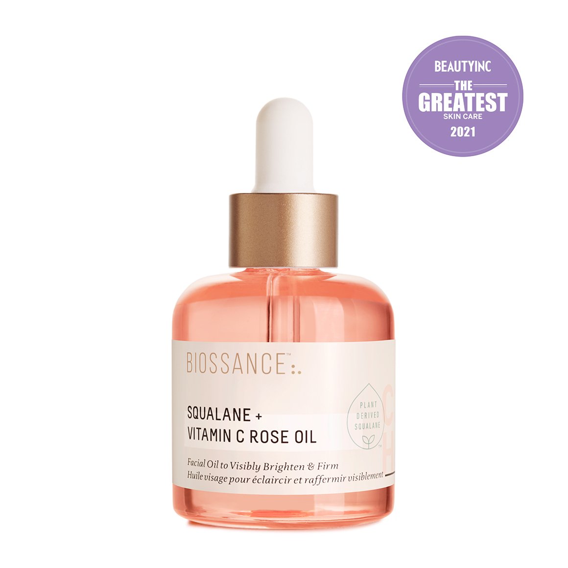 Biossance Squalane + Vitamin C Rose Oil