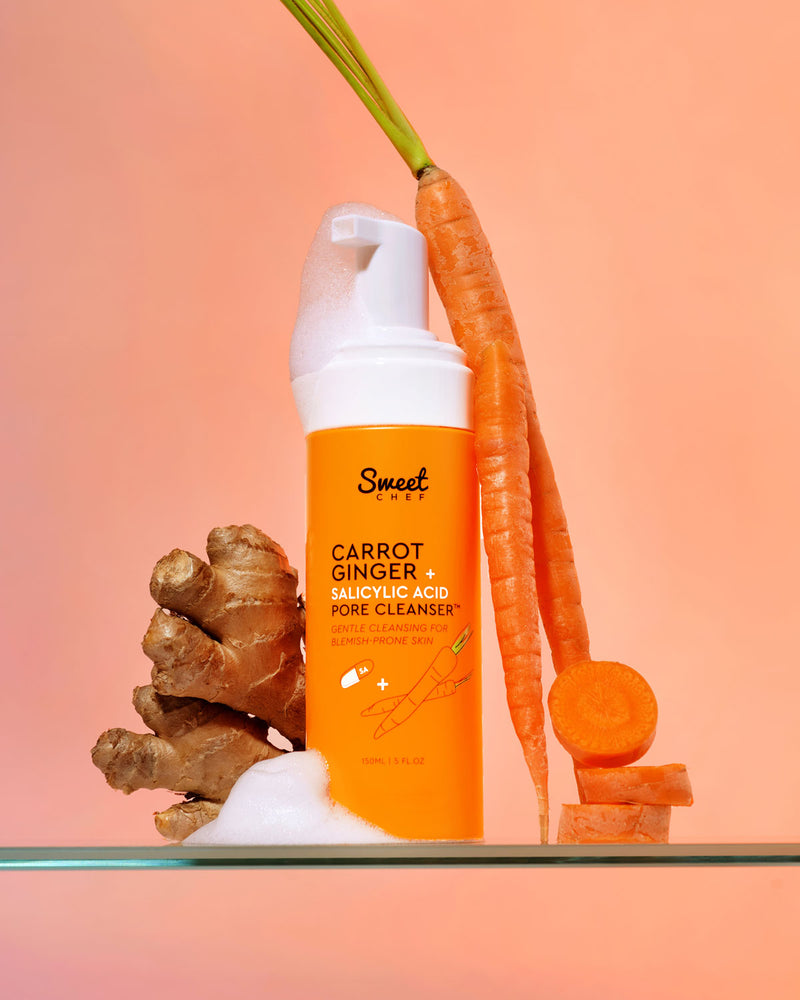 Sweet Chef CARROT GINGER + SALICYLIC ACID PORE CLEANSER