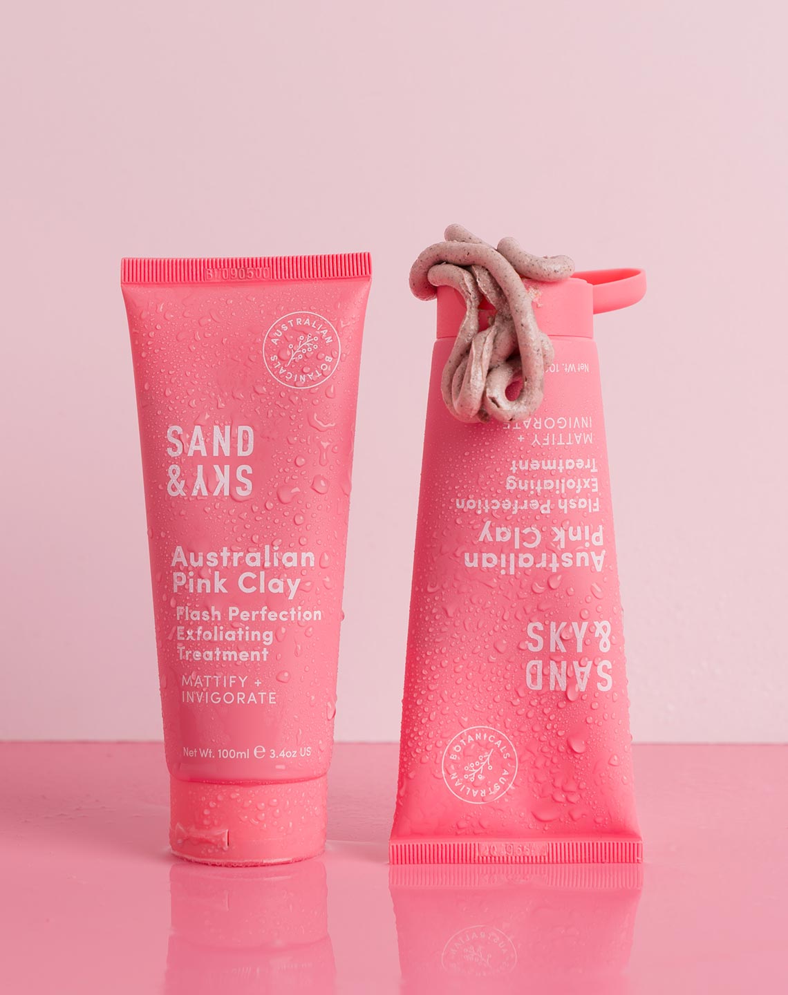Sand And Sky Australian Pink Clay Flash Perfection Exfoliator (3.4oz)
