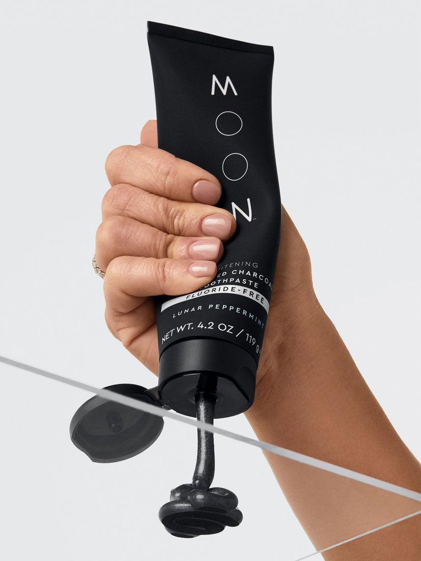 Moon Charcoal Whitening Toothpaste -Flouride Free