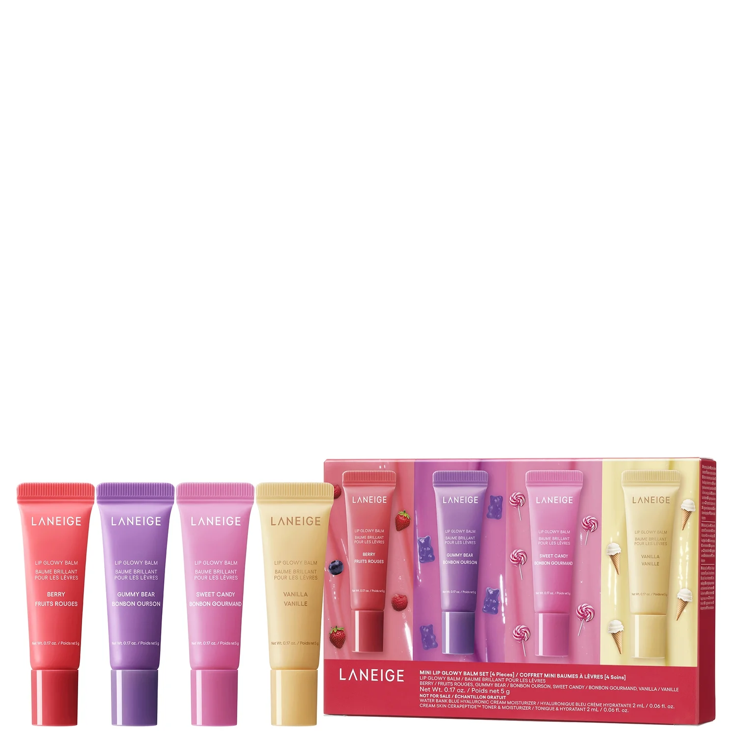 Laneige Mini Lip Glowy Balm Set