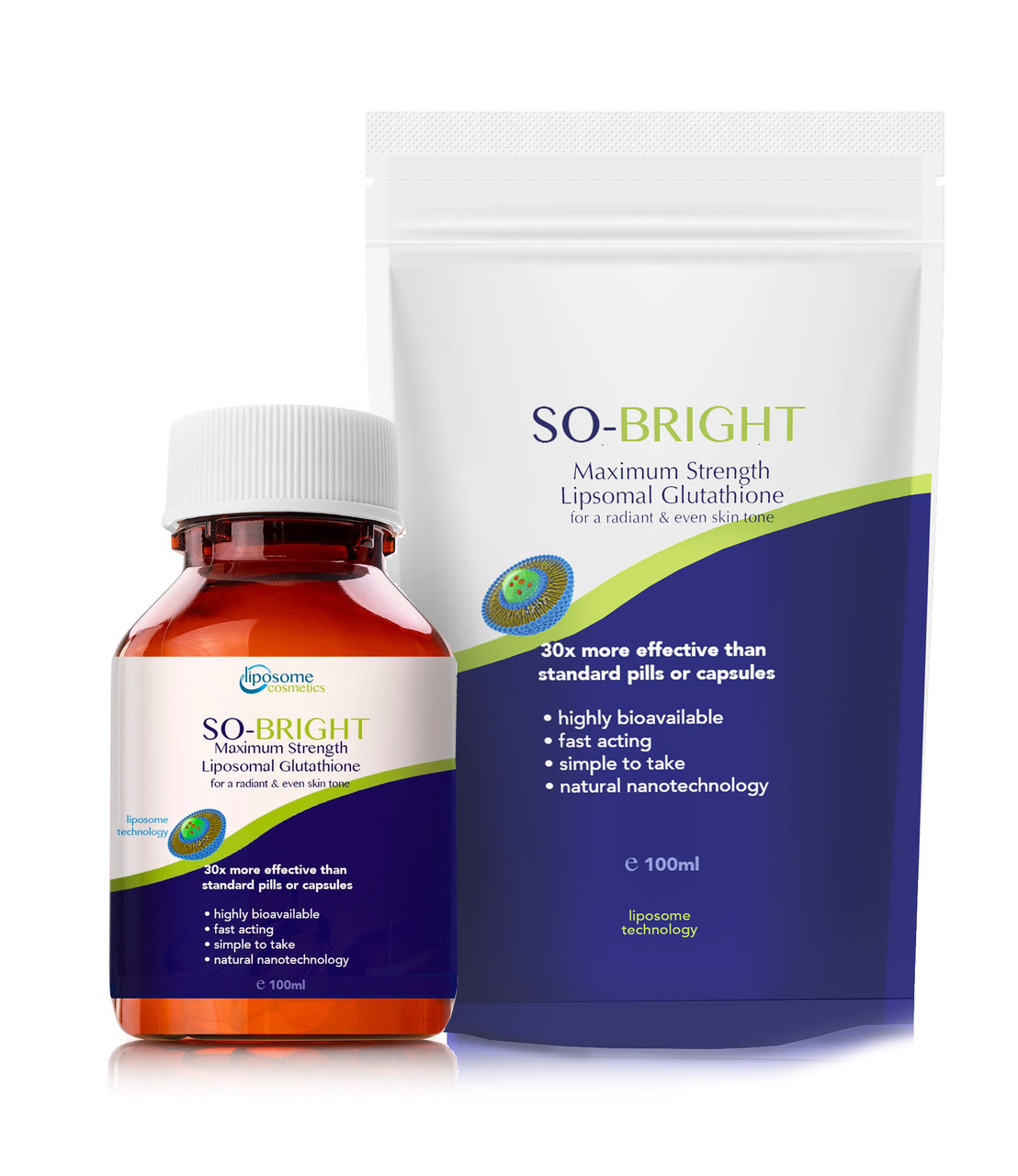 LIPOSOMAL GLUTATHIONE SO-BRIGHT SKIN BRIGHTENING LIQUID