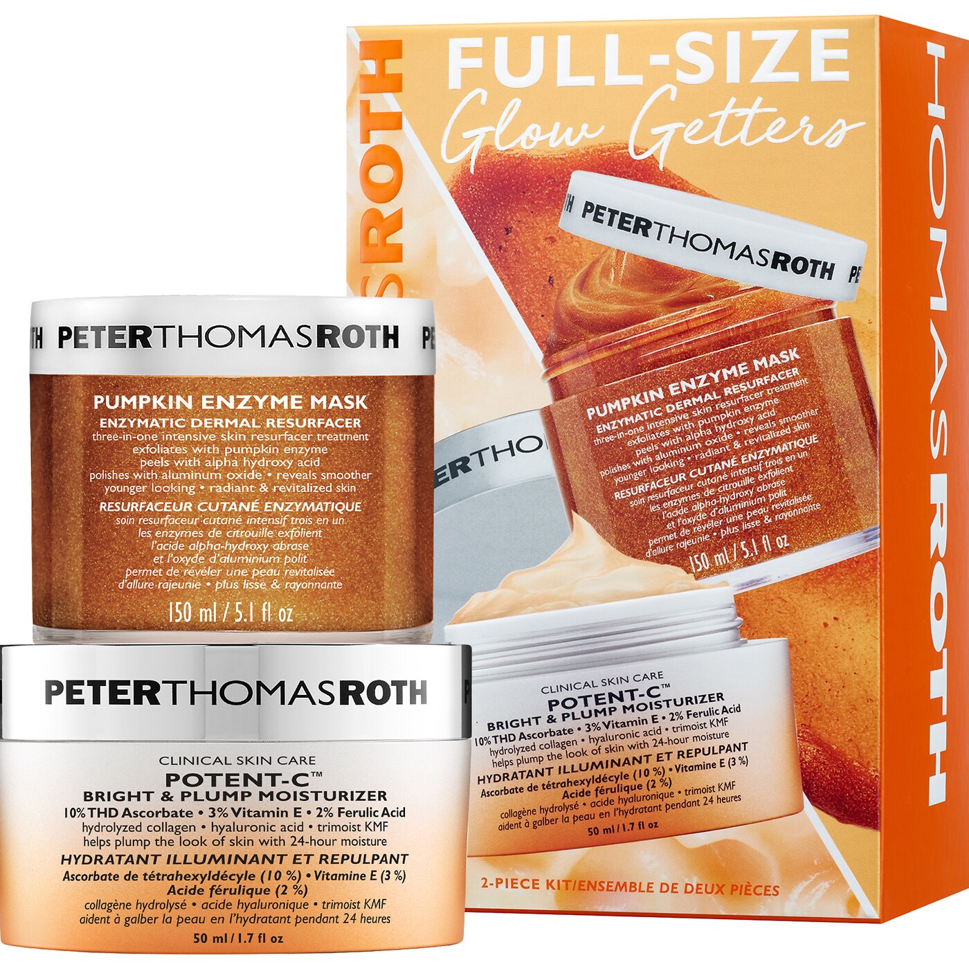 Peter Thomas Roth Full-Size Glow Getters 2-Piece Kit