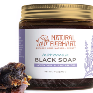Natural Elephant Moroccan Black Soap