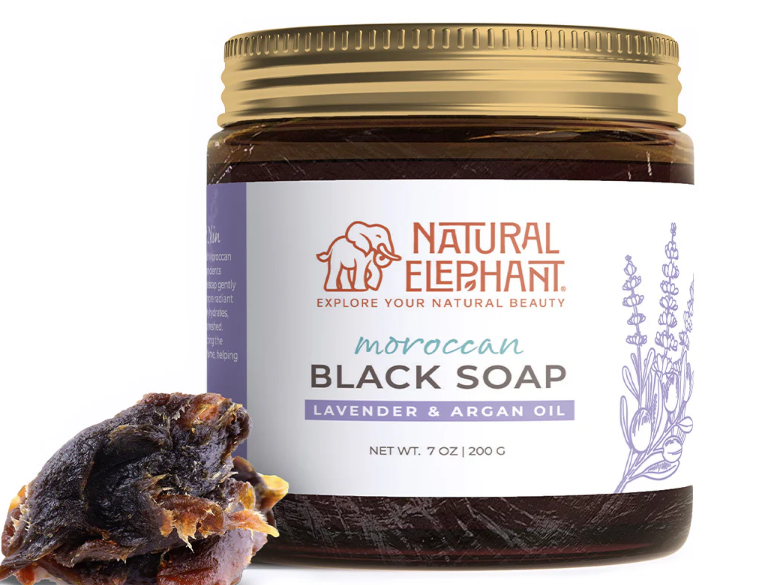 Natural Elephant Moroccan Black Soap