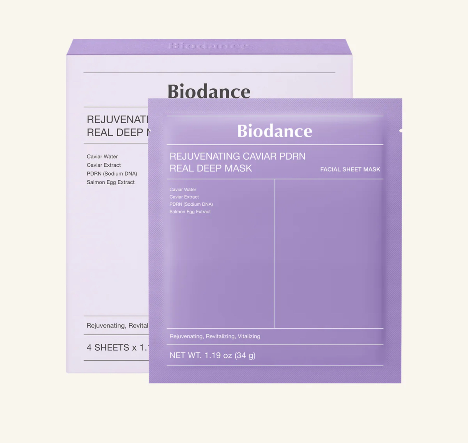 Biodance Rejuvenating Caviar + PDRN Facial Sheet Mask